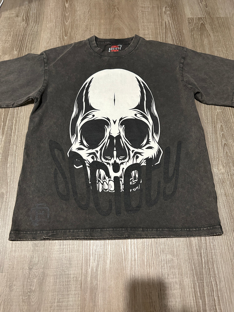skull society t-shirt (oversized)
