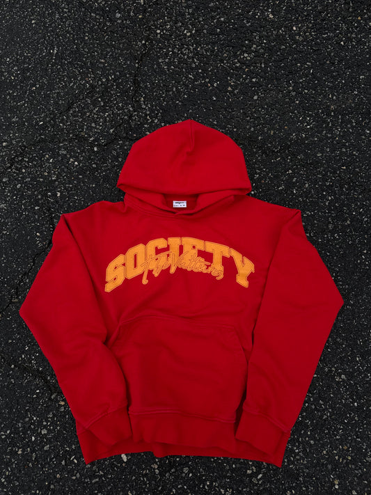 “red” middle man hoodie